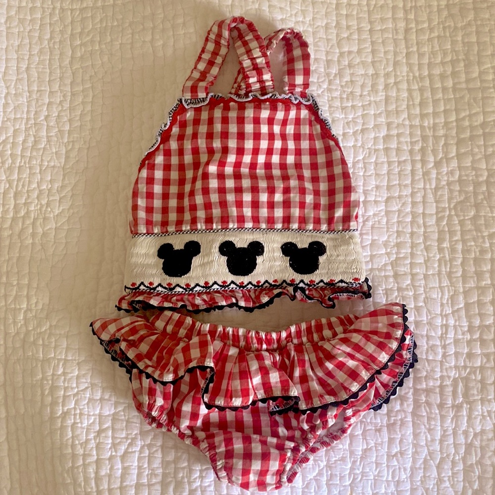 Smockingbird Minnie Mickey Mouse Set